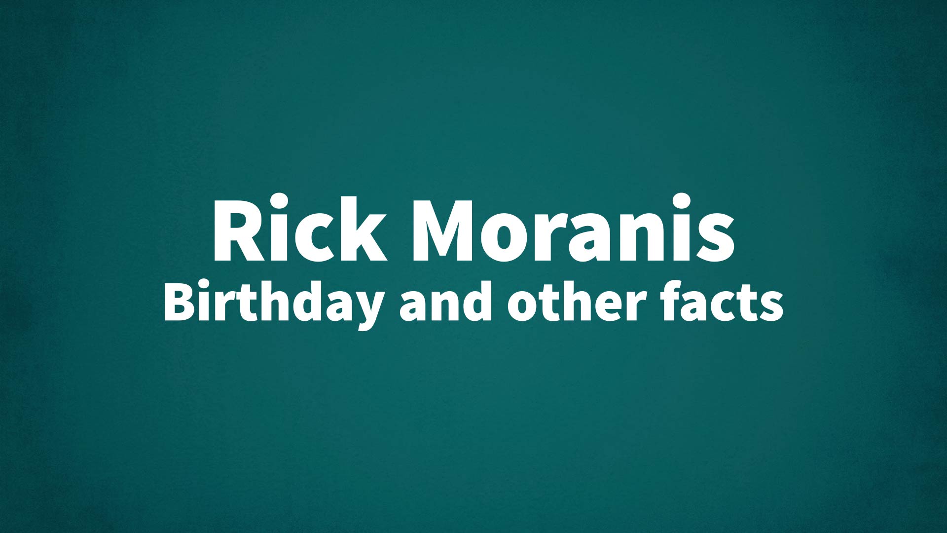 title image for Rick Moranis birthday