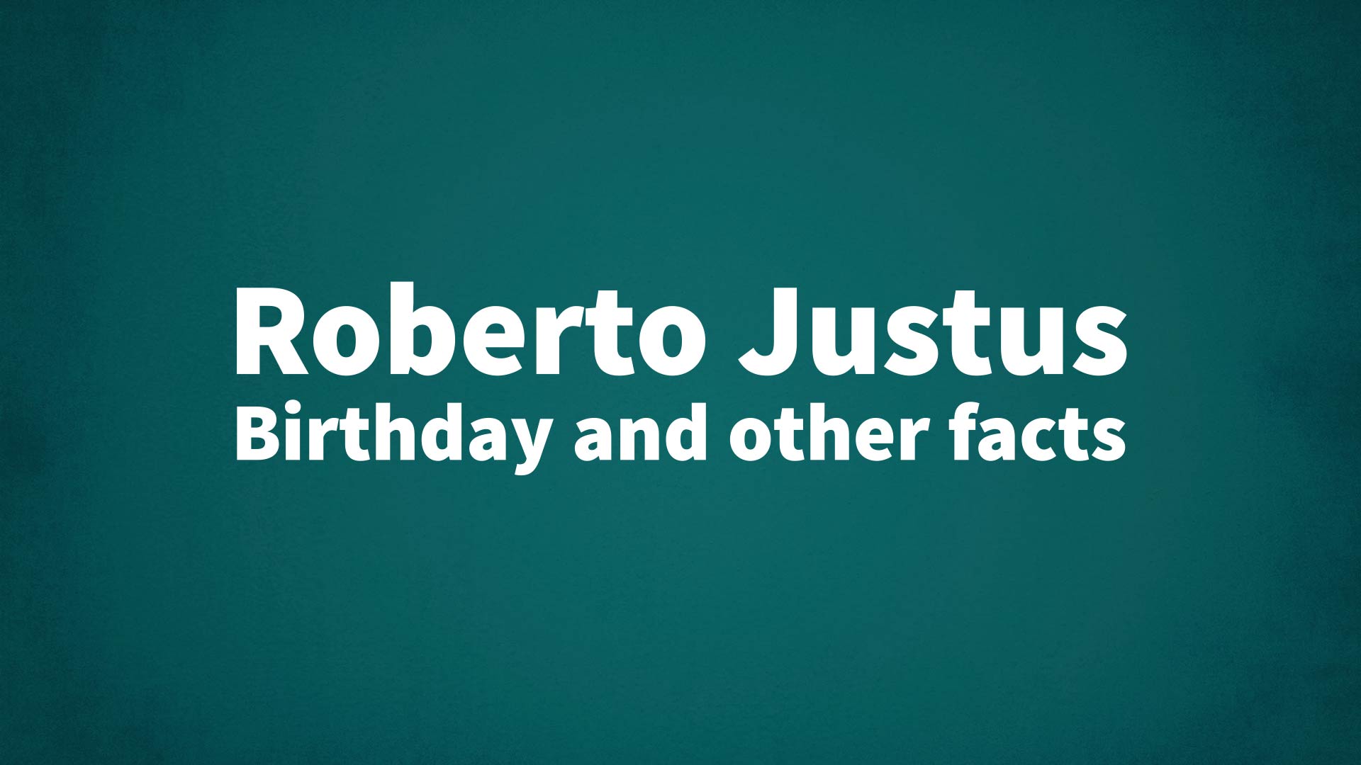 title image for Roberto Carlos birthday