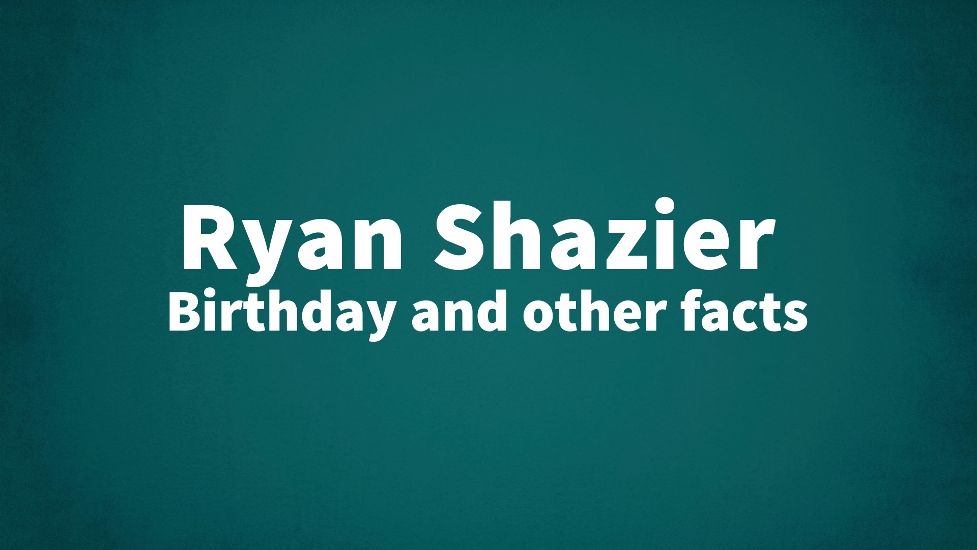 title image for Ryan Shazier birthday