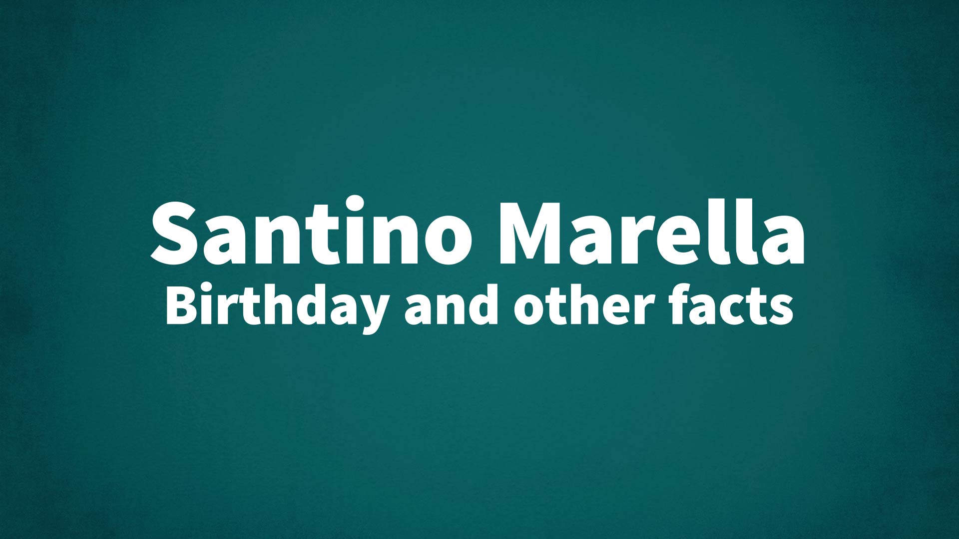 title image for Santino Marella birthday
