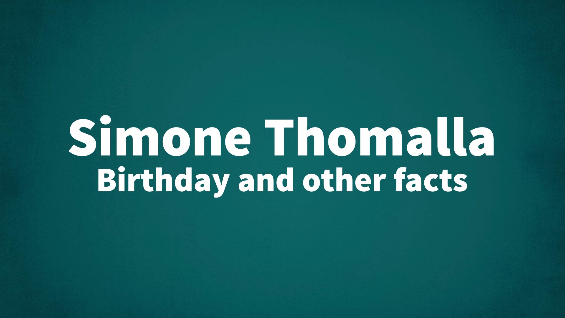 title image for Simone Thomalla birthday