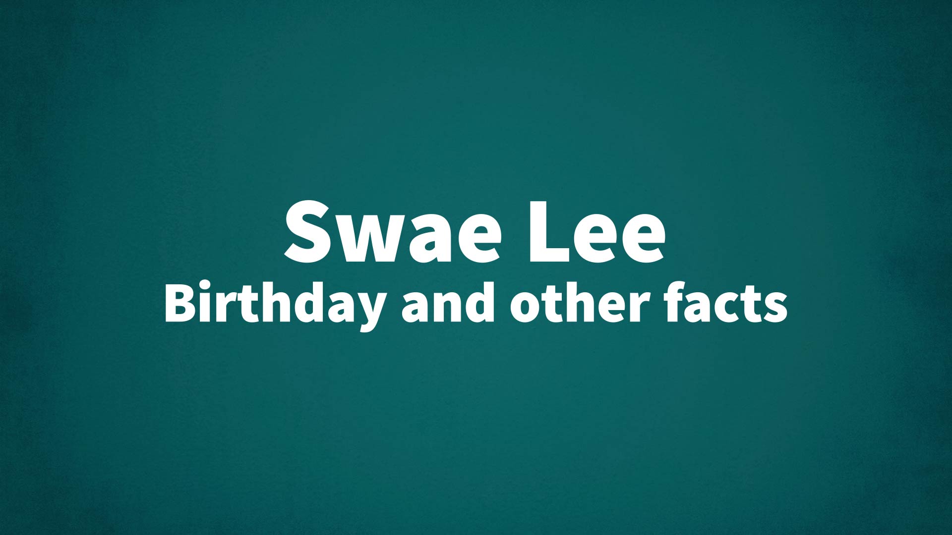 title image for Swae Lee birthday