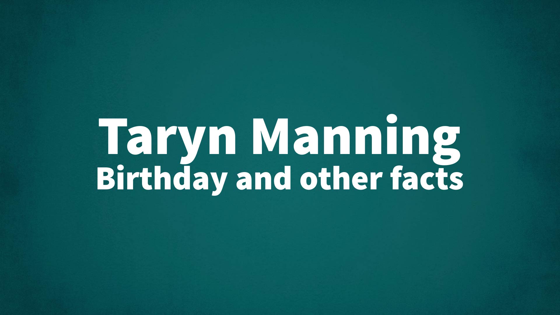 title image for Taryn Manning birthday