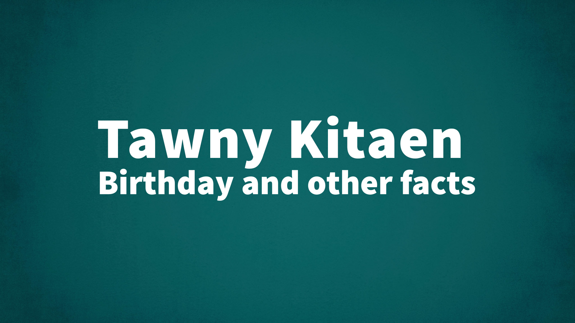title image for Tawny Kitaen birthday