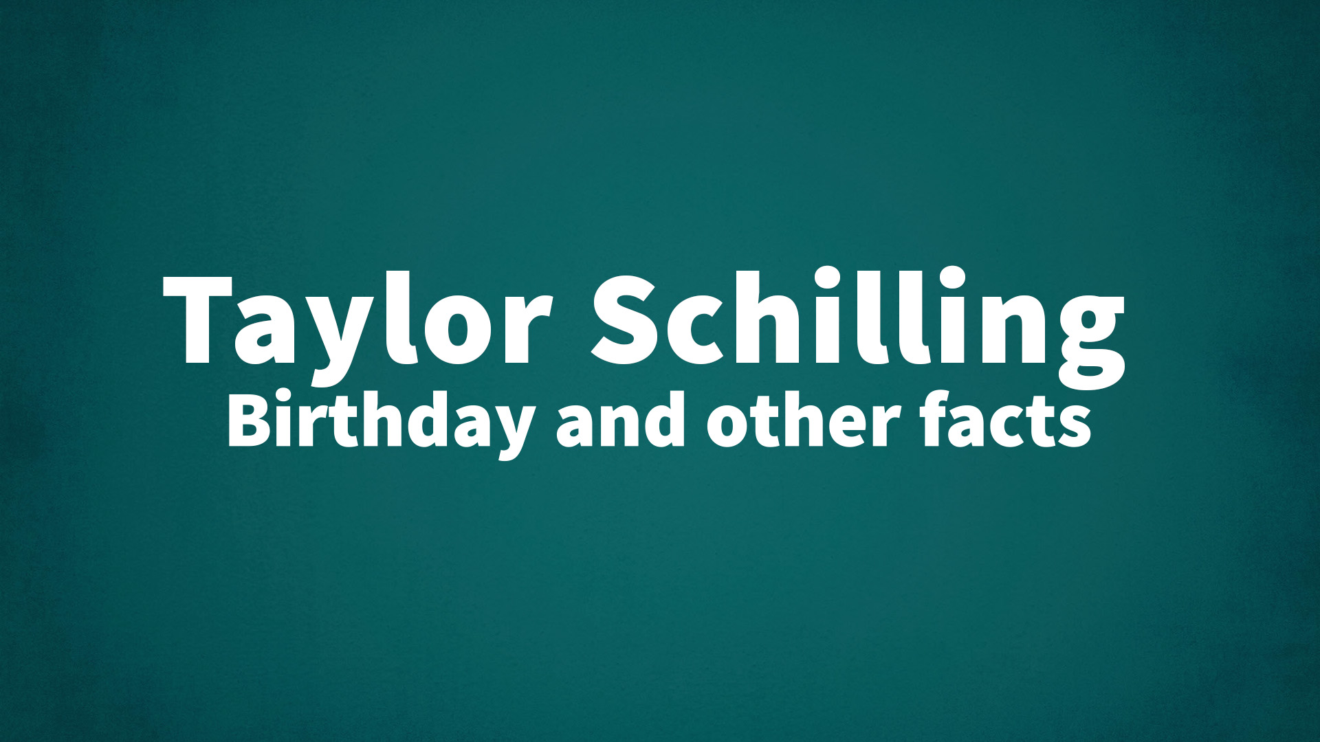 title image for Taylor Schilling birthday
