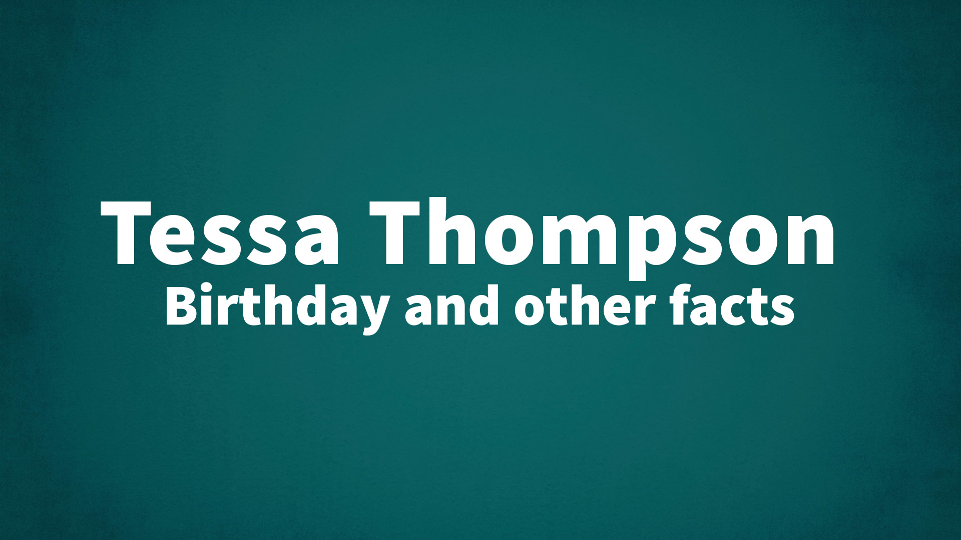 title image for Tessa Thompson birthday