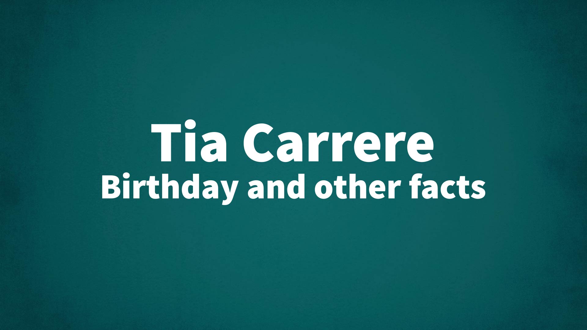 title image for Tia Carrere birthday