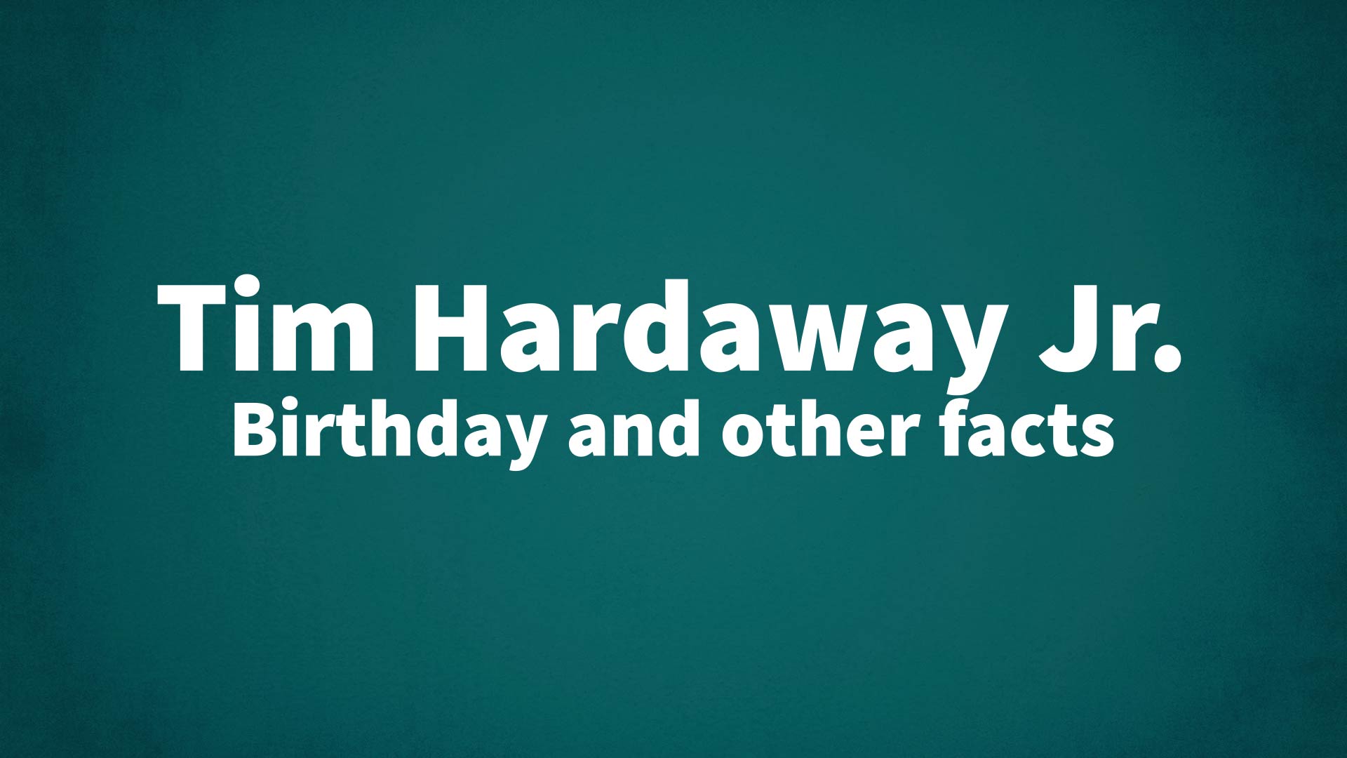 title image for Tim Hardaway Jr. birthday