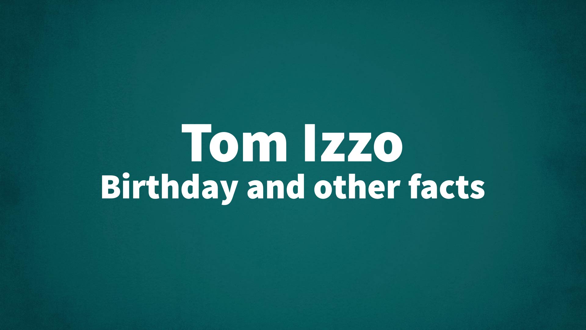 title image for Tom Izzo birthday