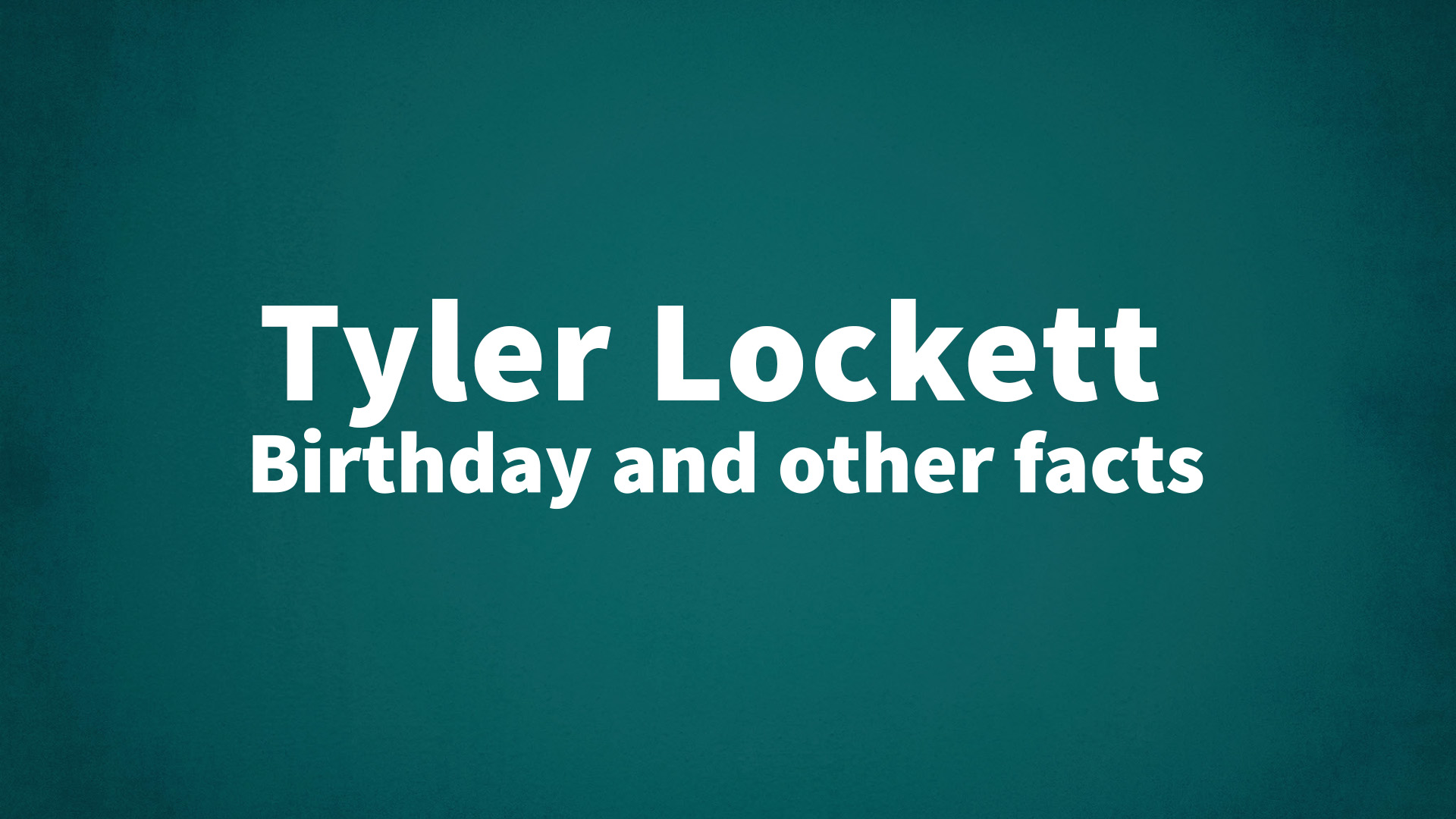 title image for Tyler Lockett birthday