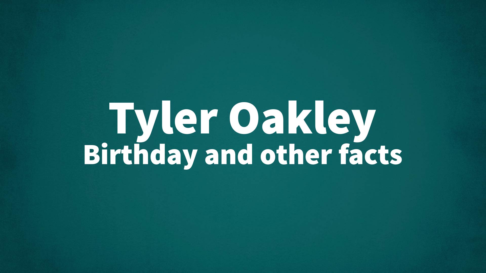 title image for Tyler Oakley birthday
