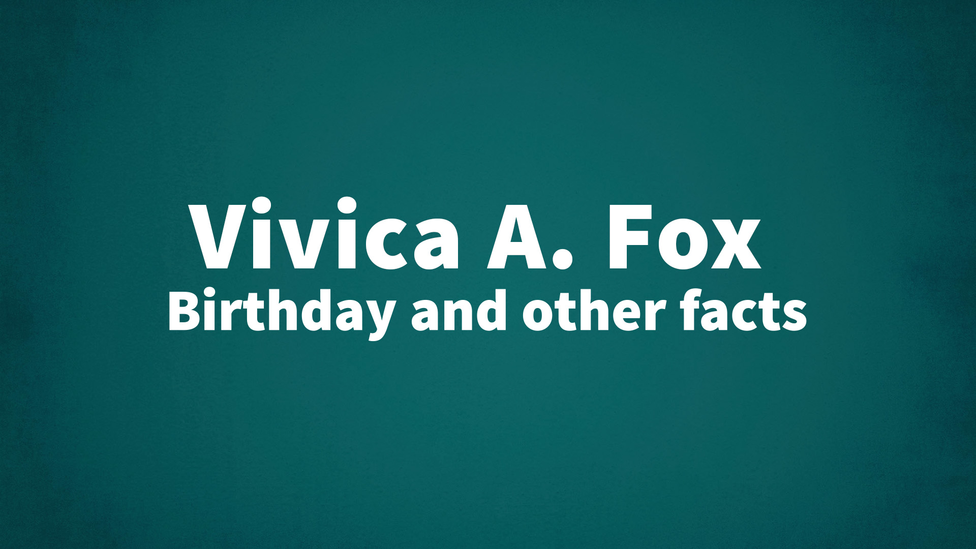title image for Vivica A. Fox birthday