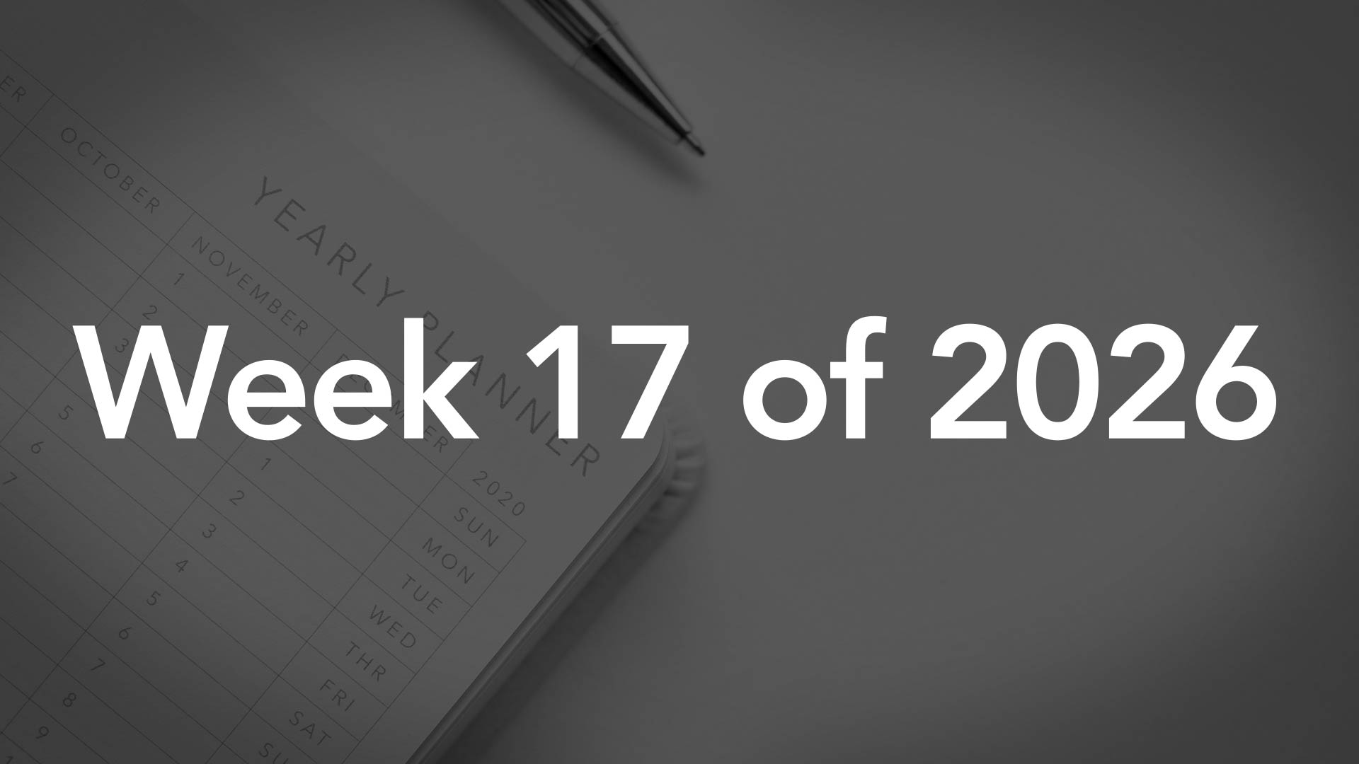 Title Image for Week 17 of 2026