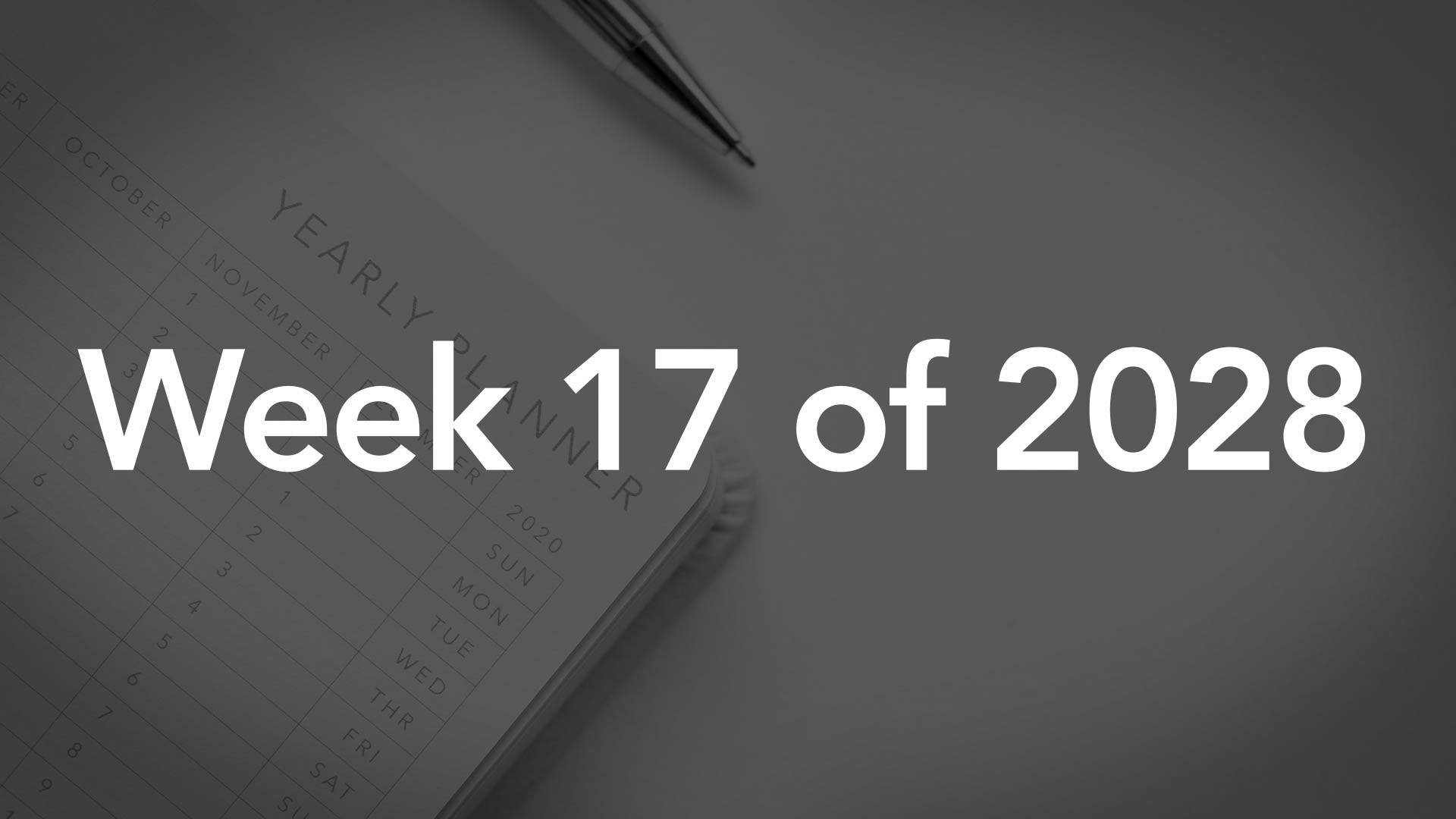 Title Image for Week 17 of 2028