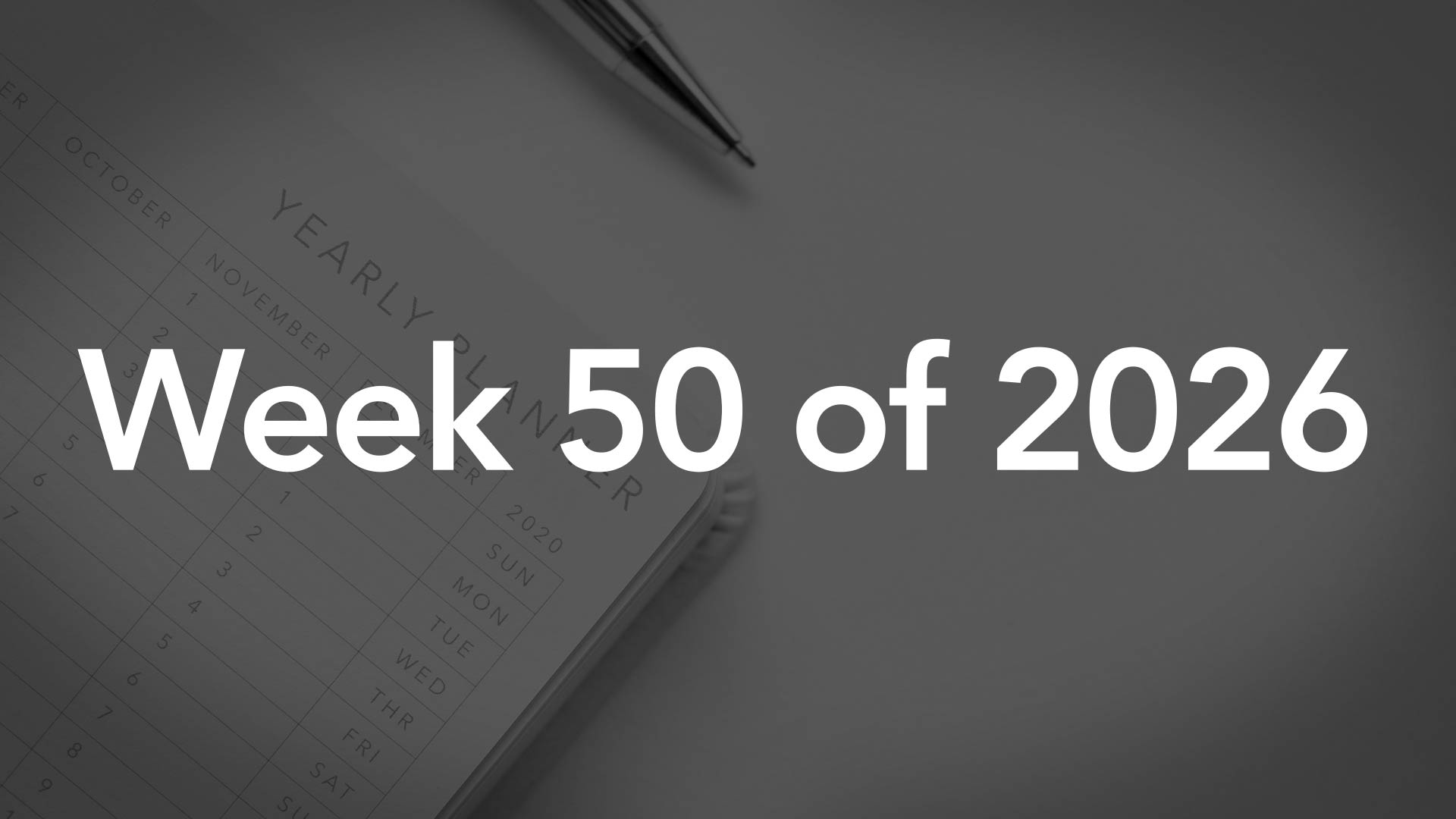 Title Image for Week 50 of 2026