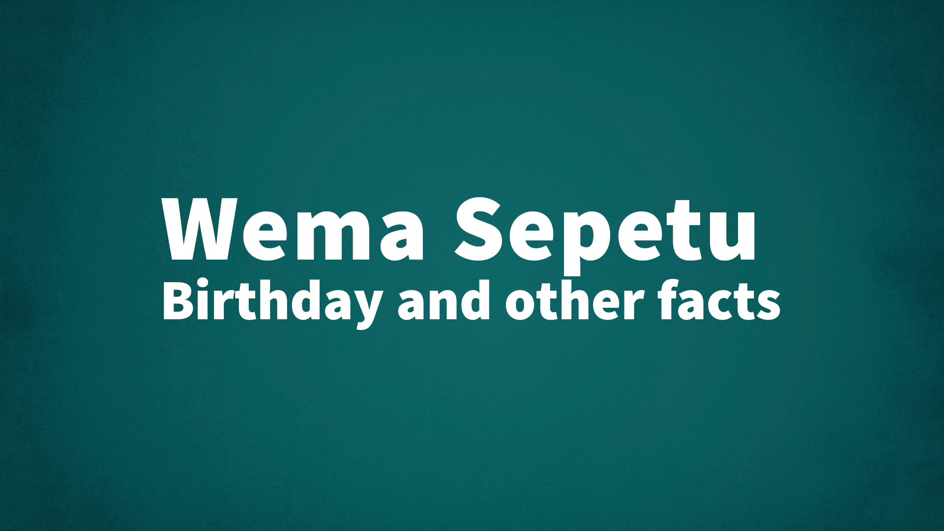 title image for Wema Sepetu birthday
