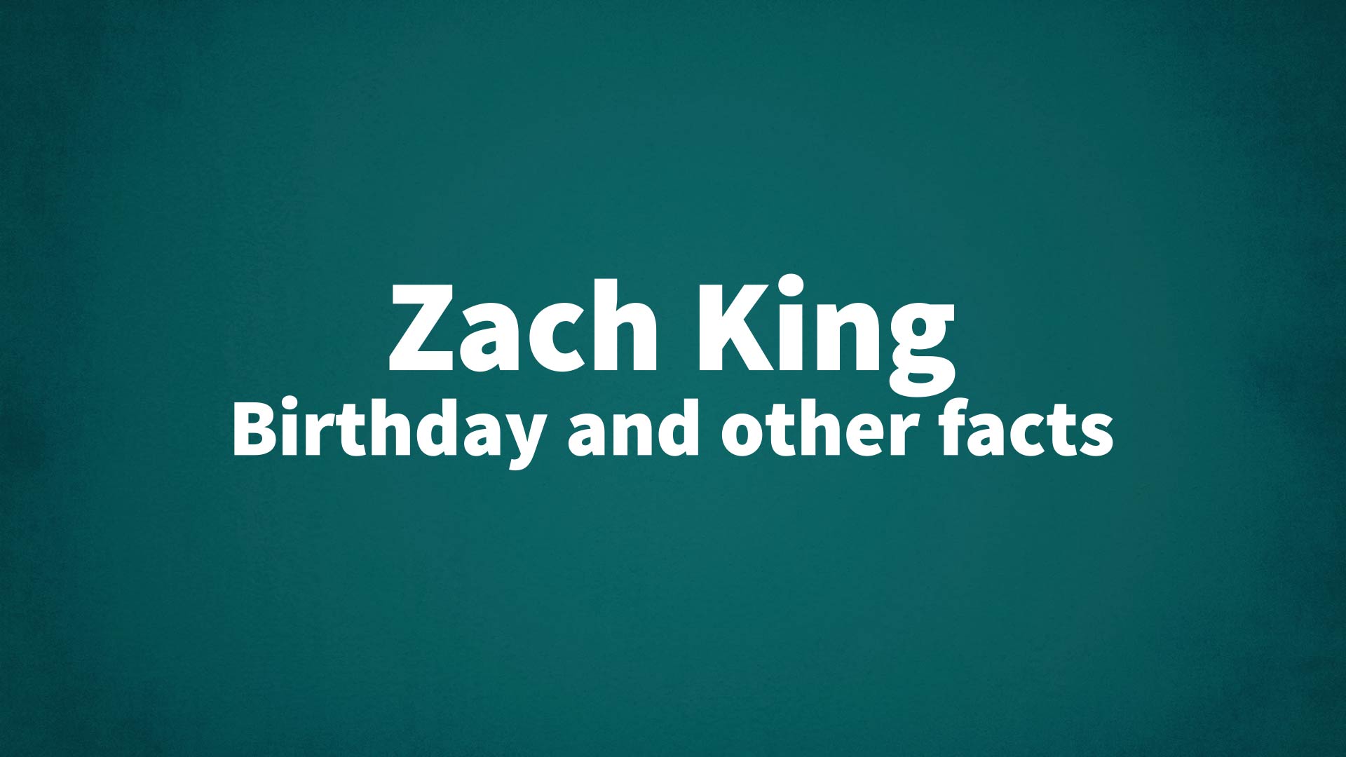 title image for Zach King birthday