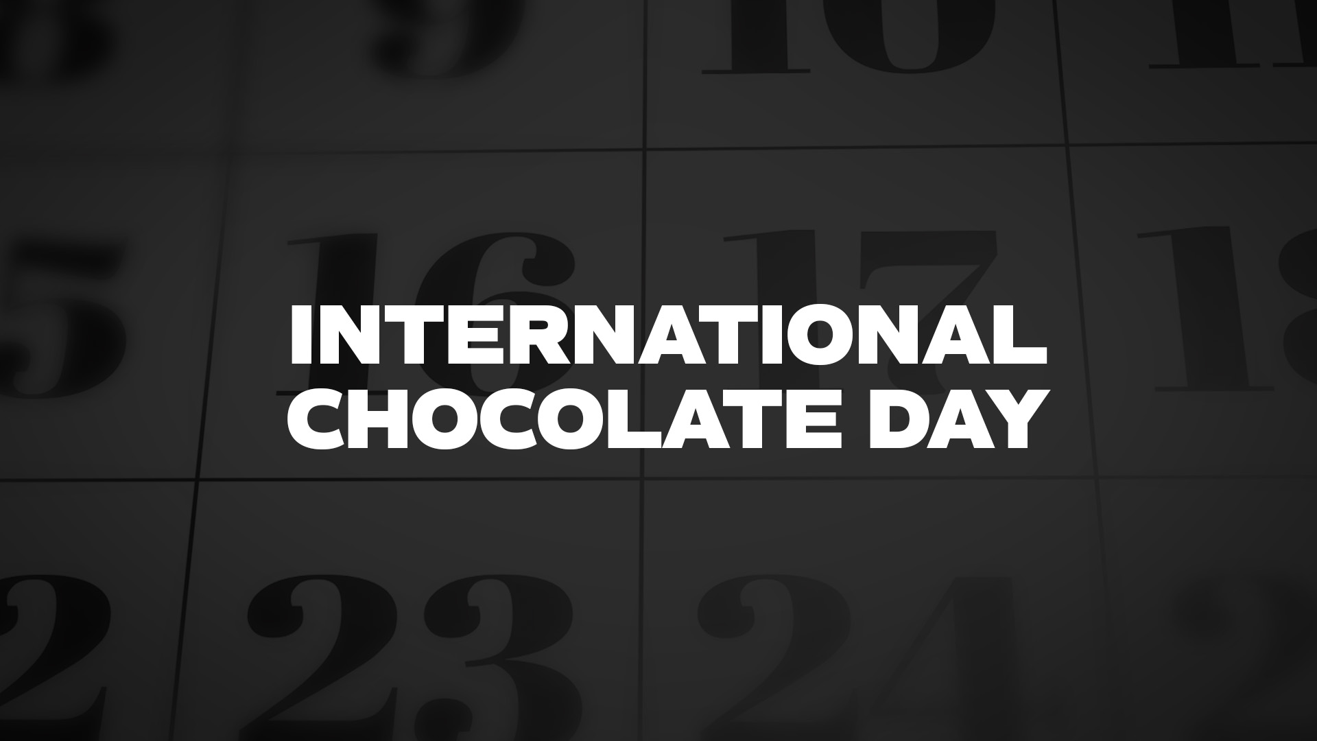 Title image for International Chocolate Day
