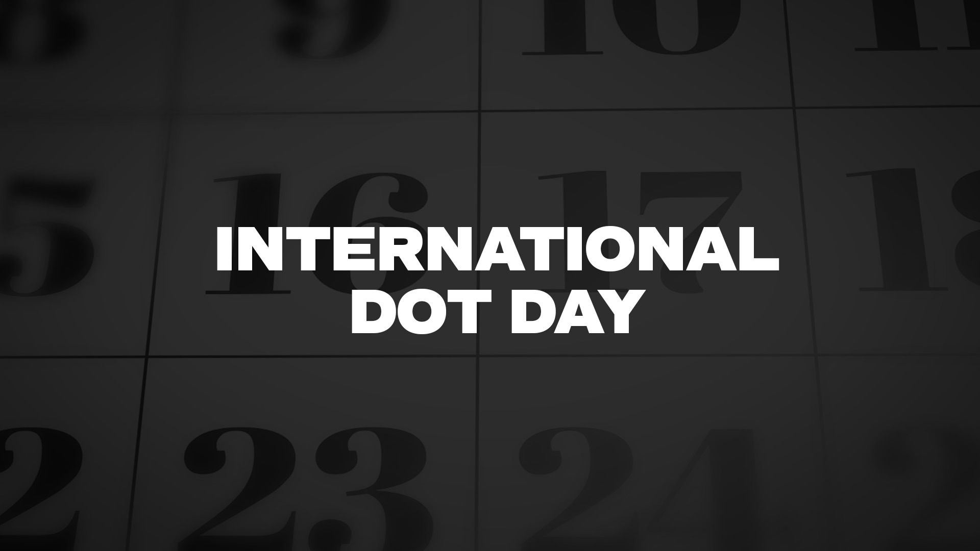 Title image for International Dot Day