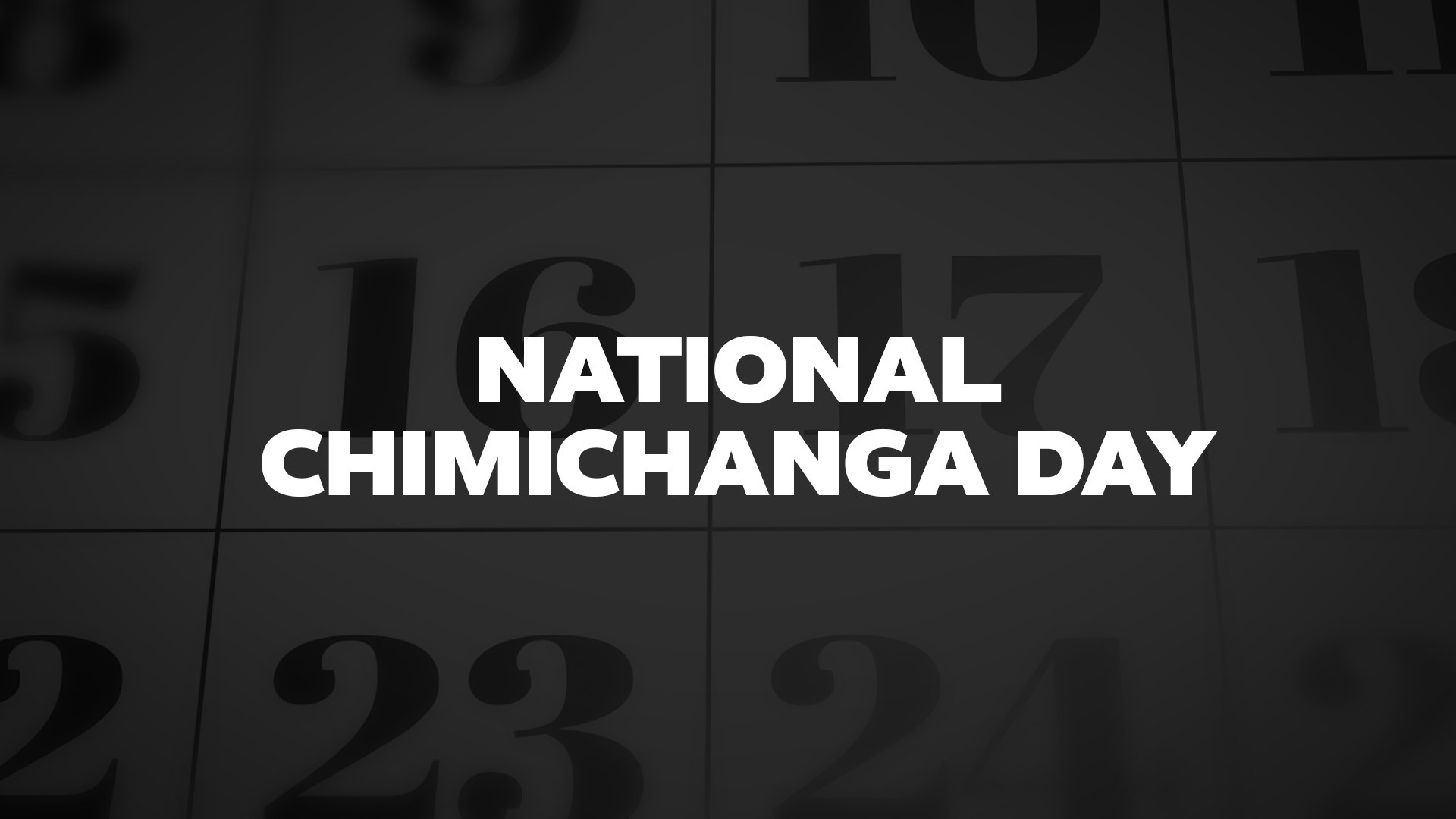 Title image for National Chimichanga Day