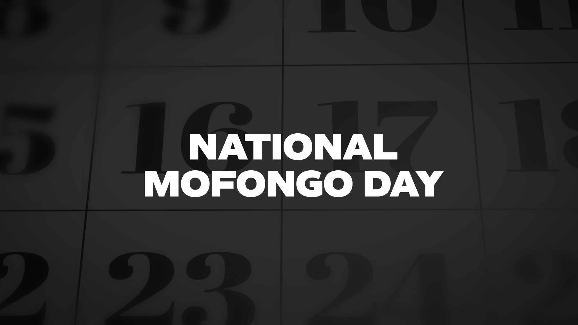 Title image for National Mofongo Day