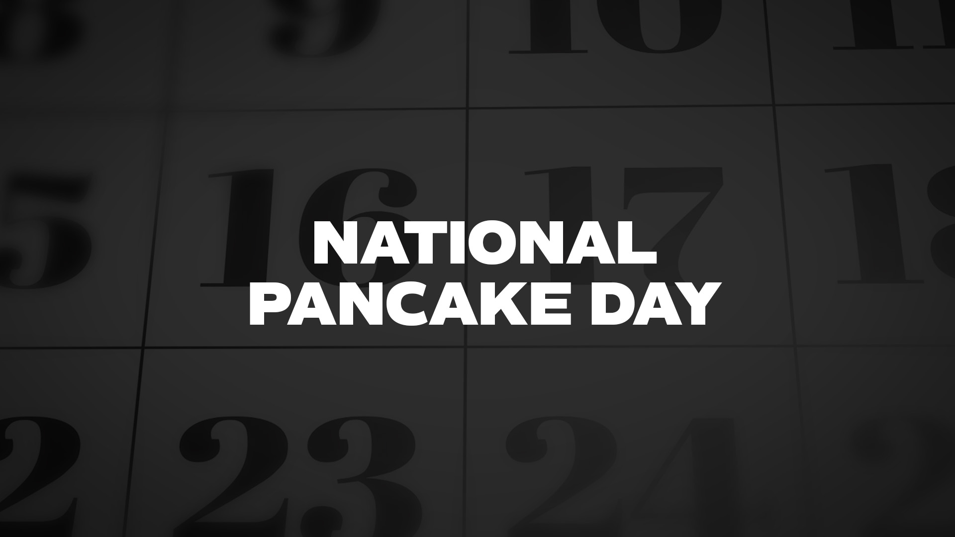 Title image for National Pancake Day