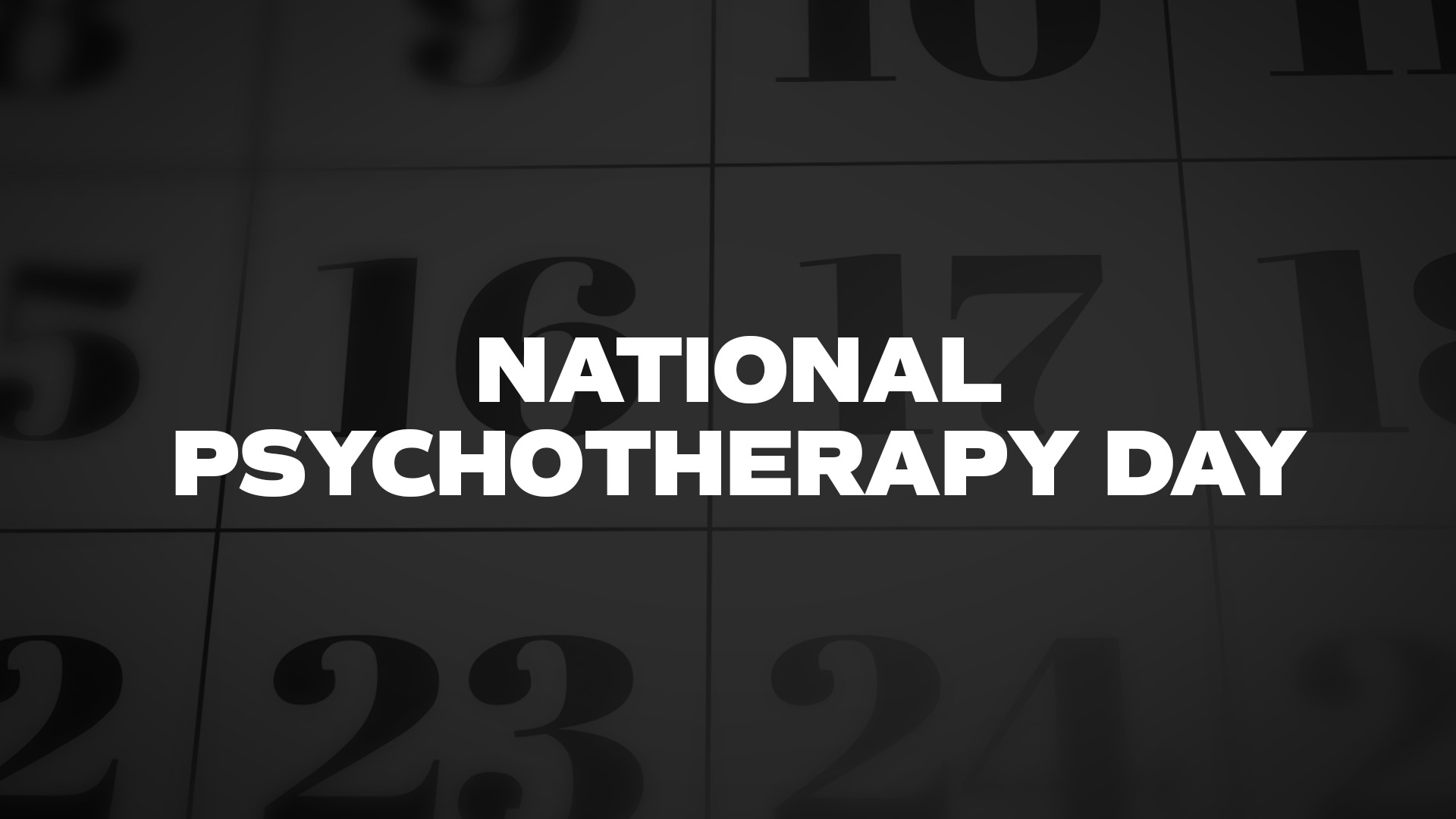 Title image for National Psychotherapy Day