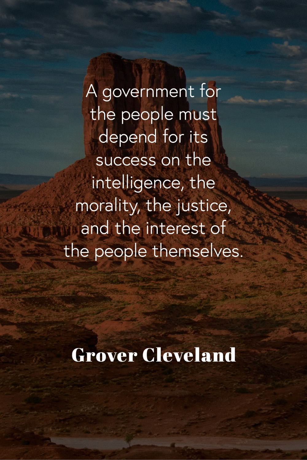 Quote by Grover Cleveland