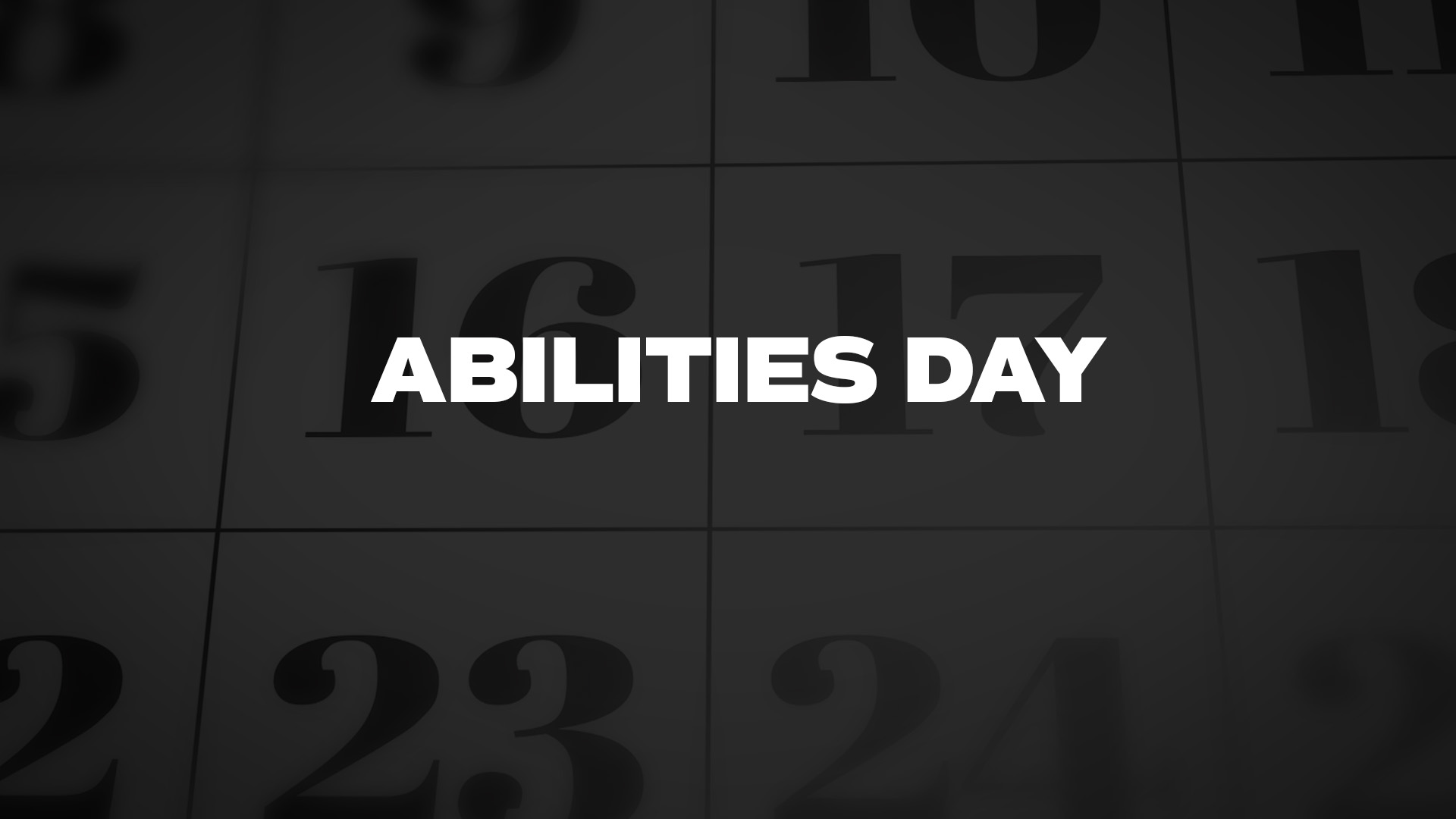Title image for Abilities Day