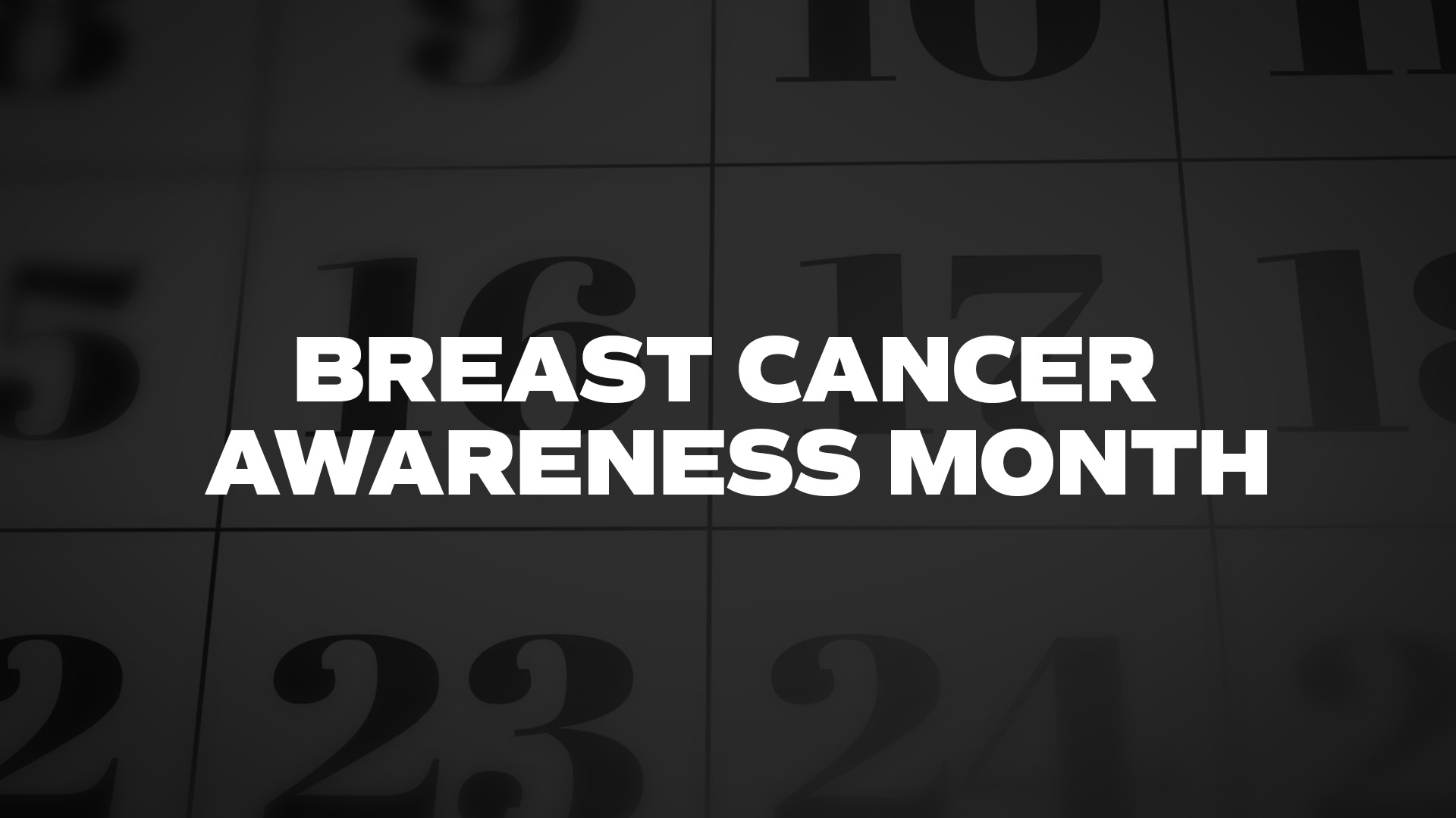 Title image for Breast Cancer Awareness Month