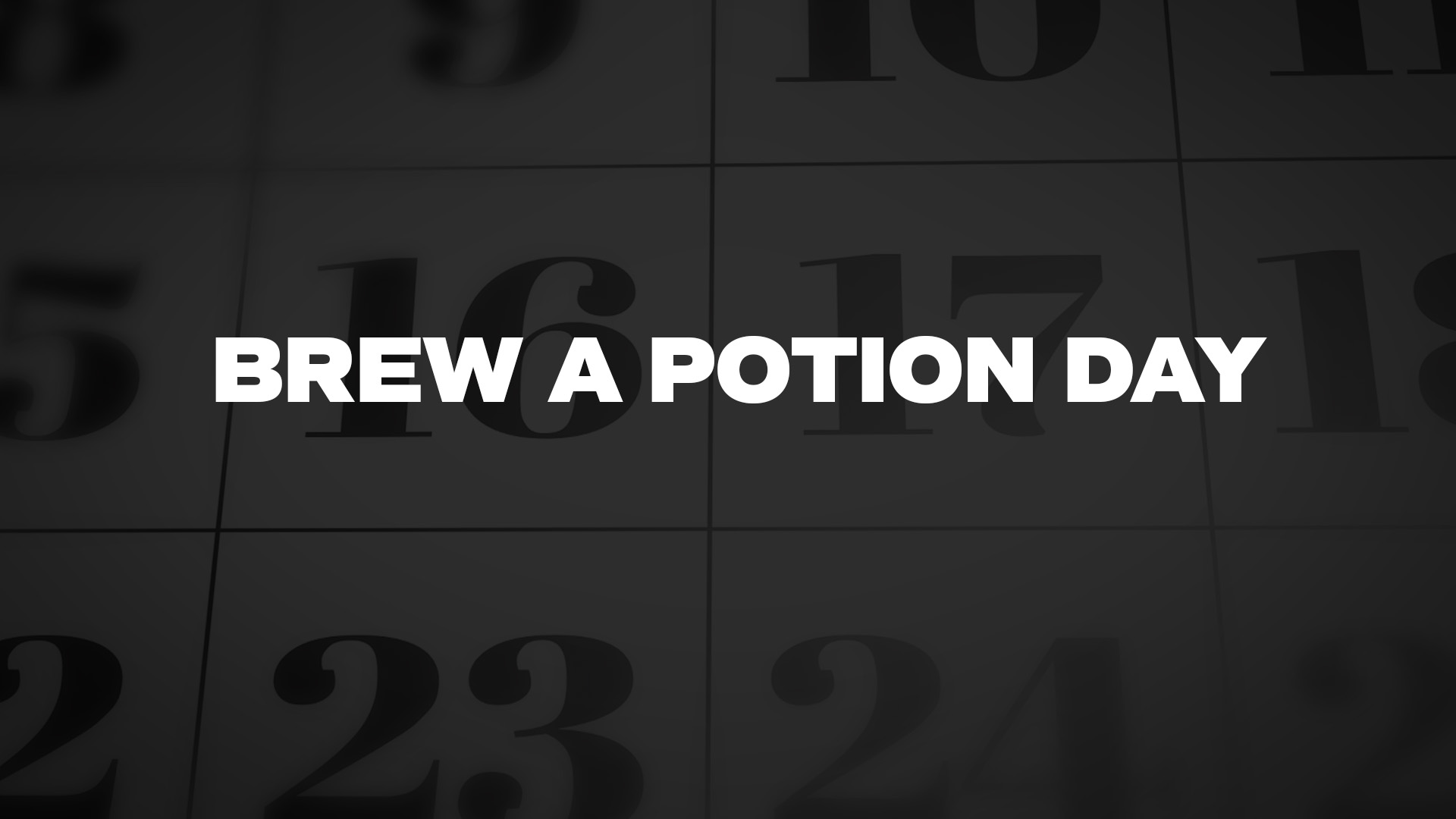 Title image for Brew A Potion Day