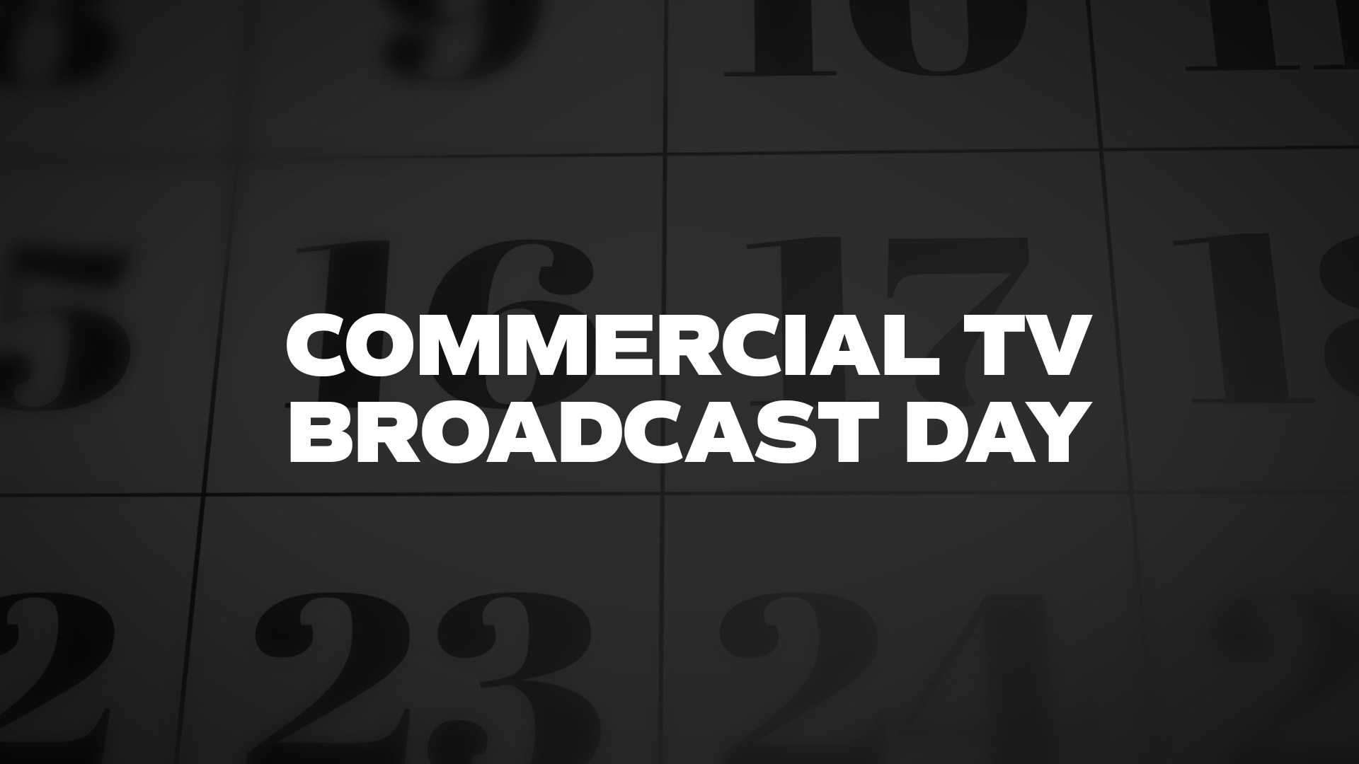 Title image for Commercial Tv Broadcast Day