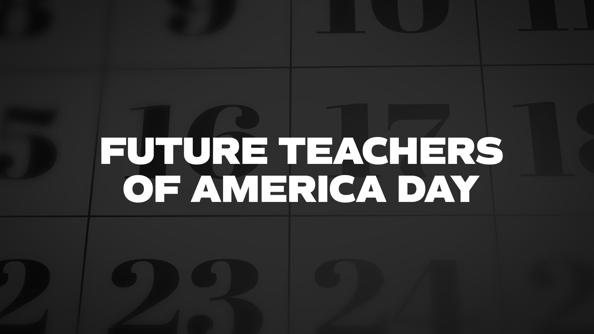 Title image for Future Teachers Of America Day