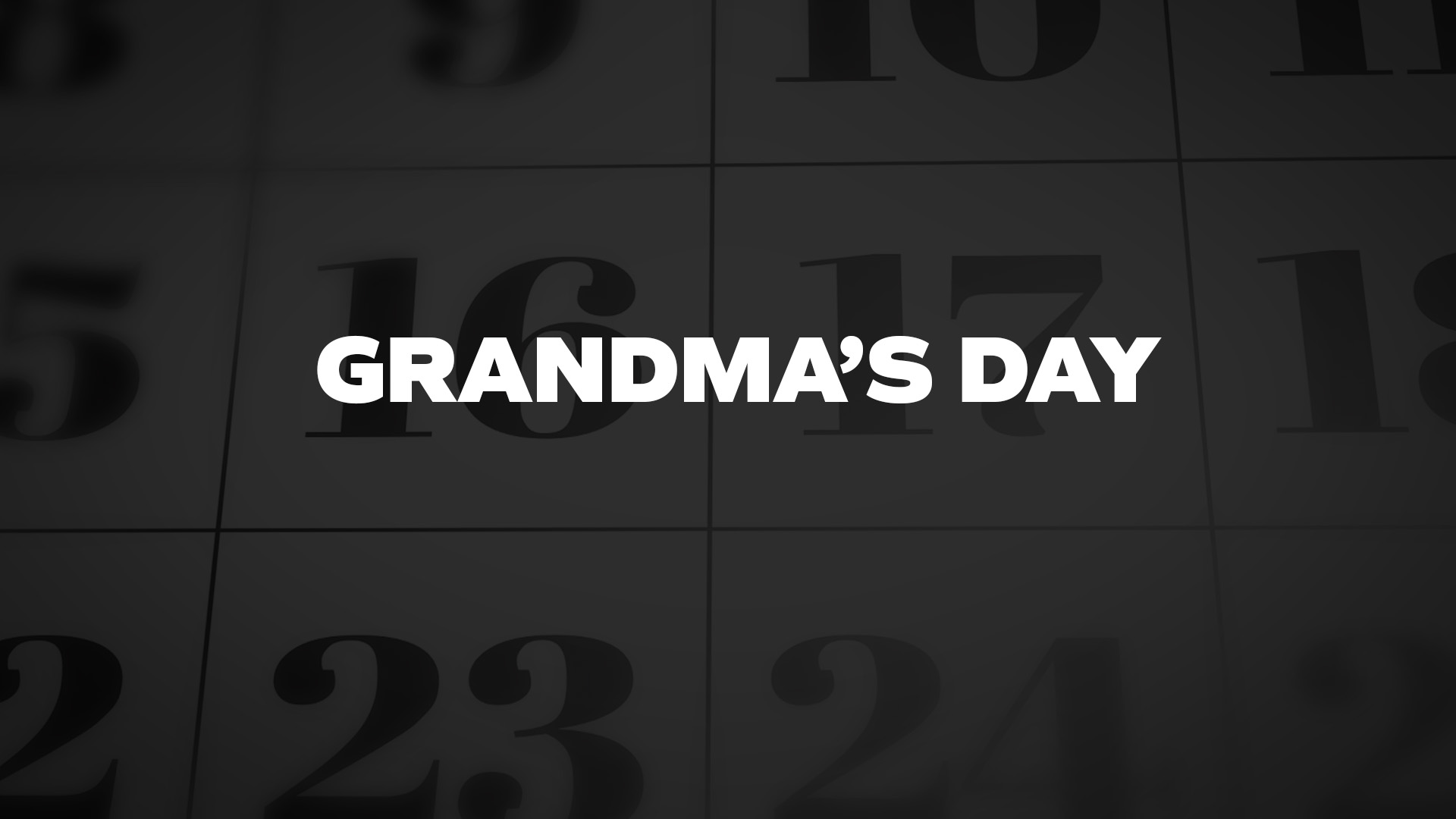 Title image for Grandma's Day
