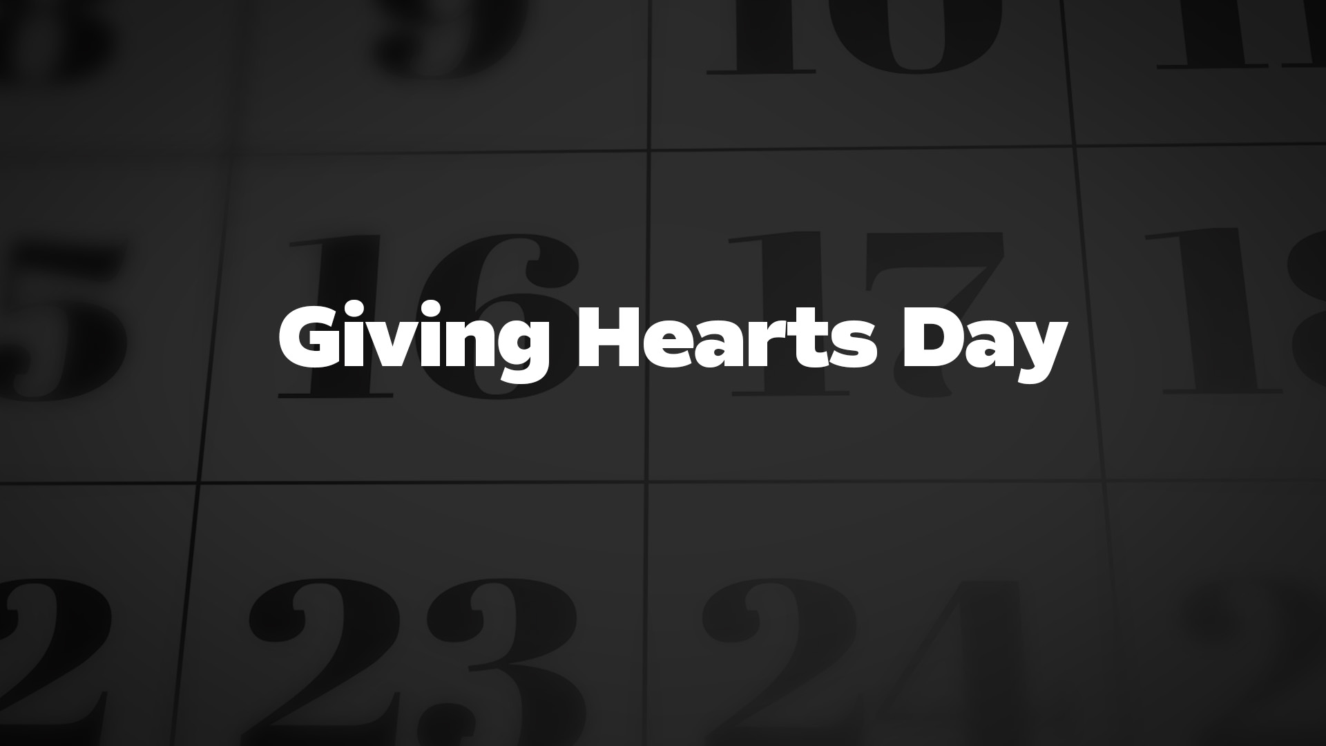 Title image for Giving Hearts Day