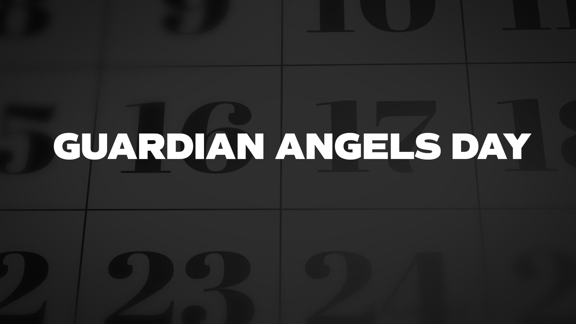 Title image for Guardian Angels Day