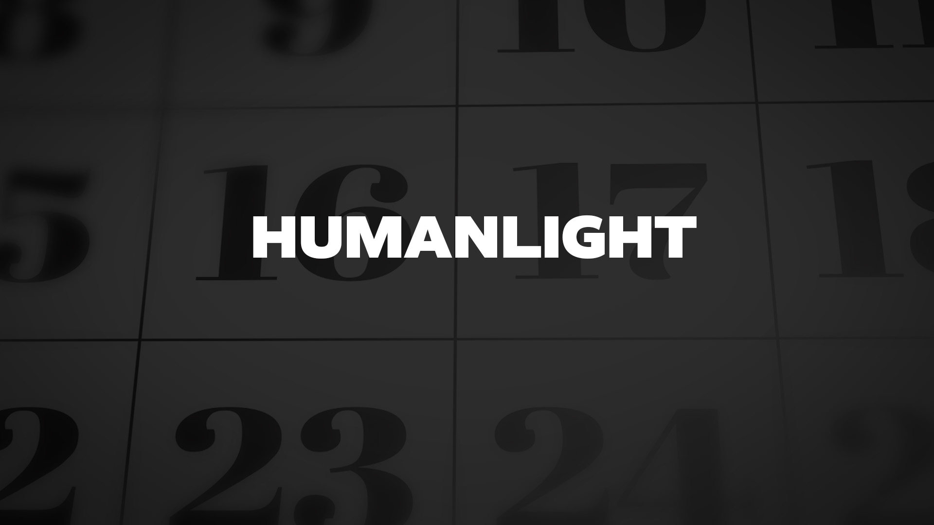 Title image for Humanlight