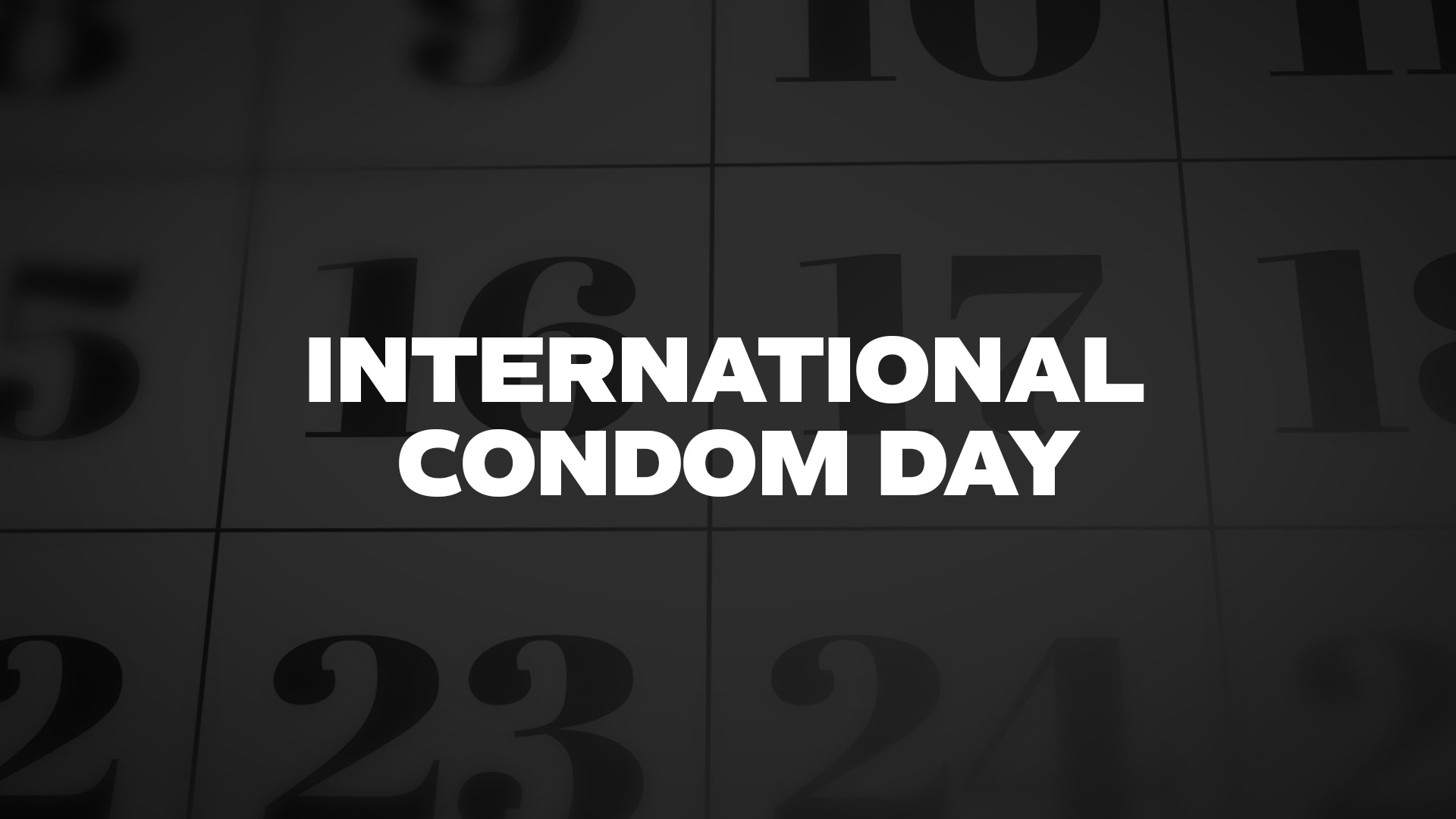 Title image for International Condom Day