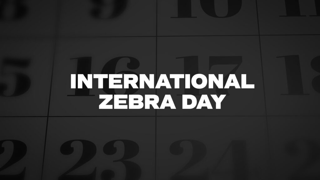 Title image for International Zebra Day
