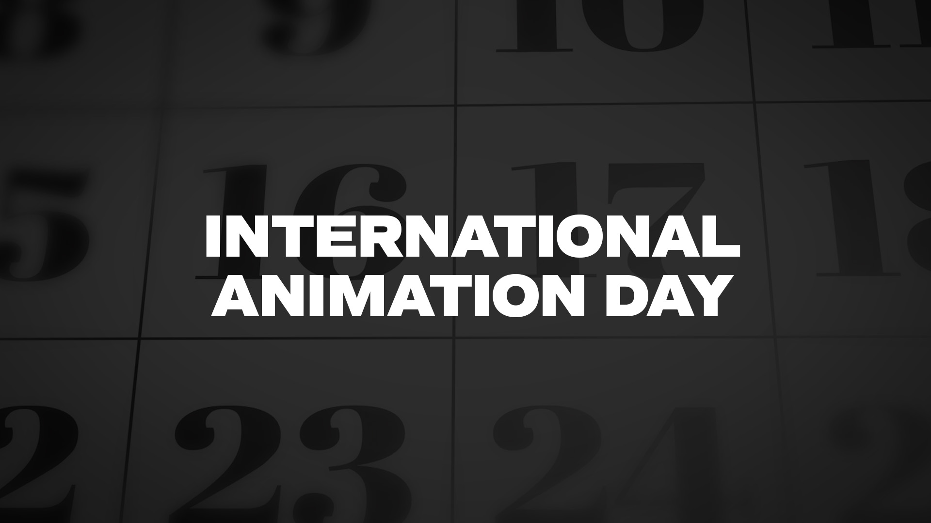 Title image for International Animation Day