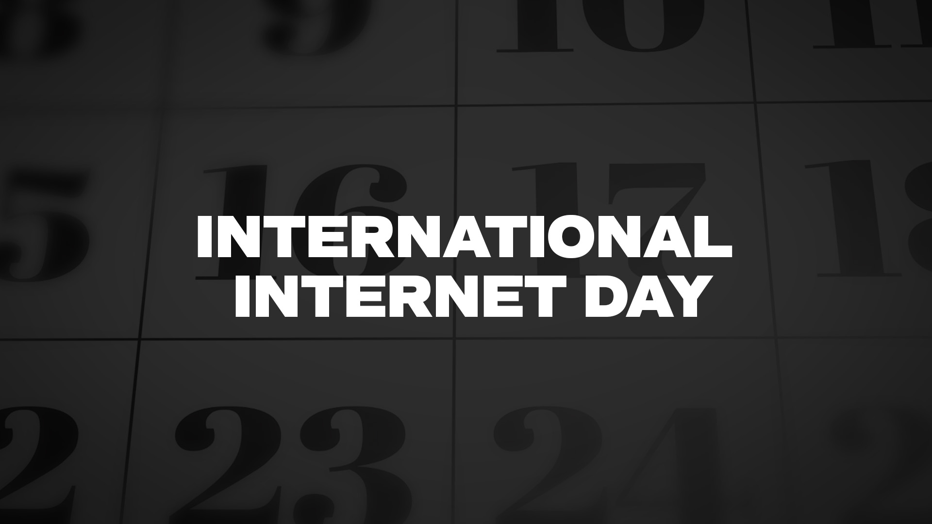 Title image for International Internet Day