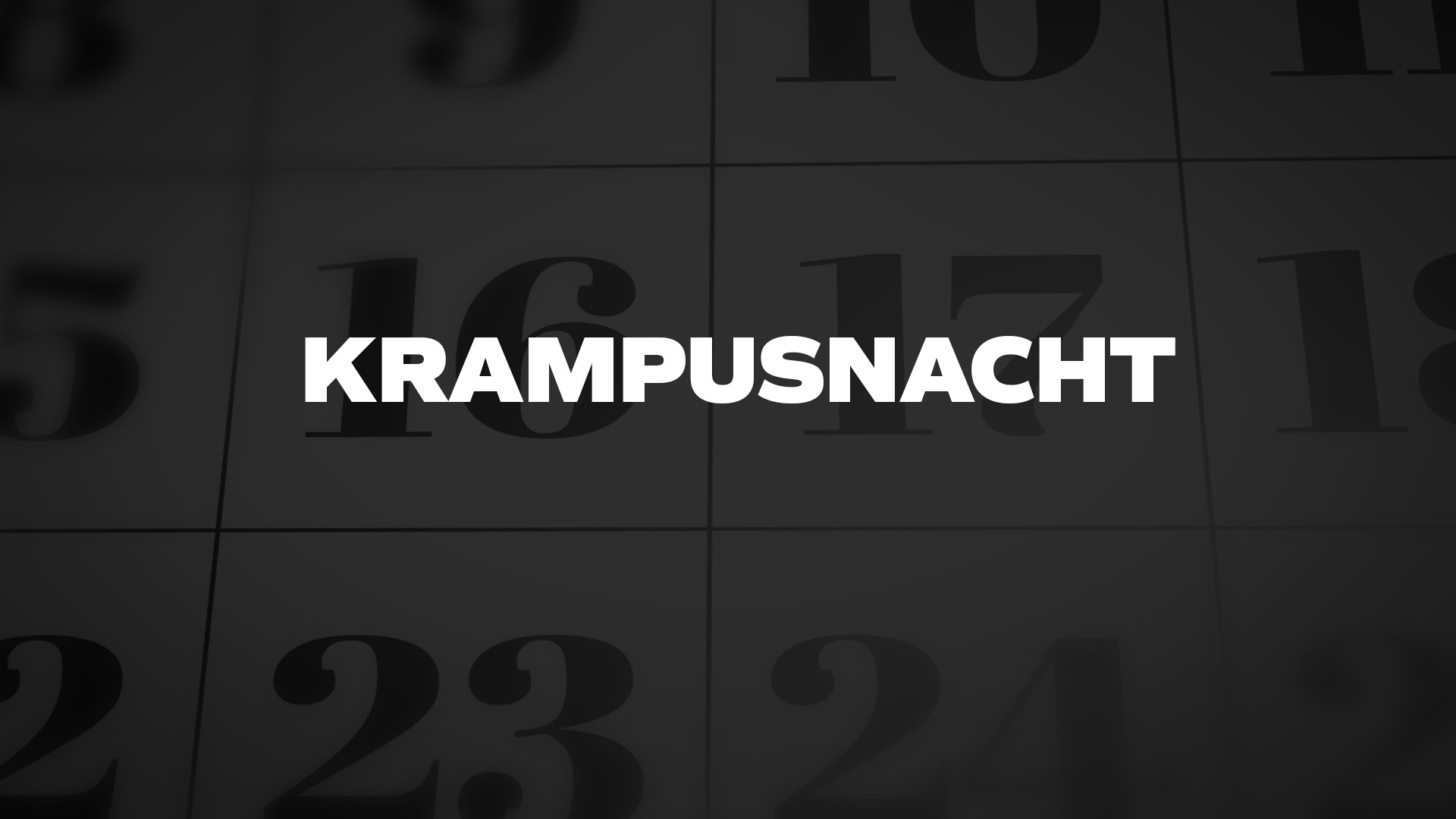 Title image for Krampusnacht