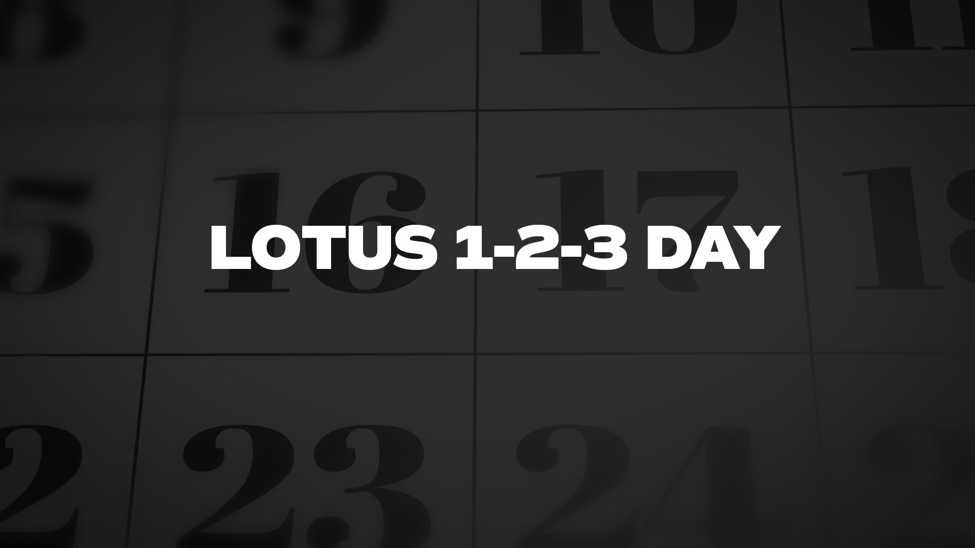 Title image for Lotus 1-2-3 Day