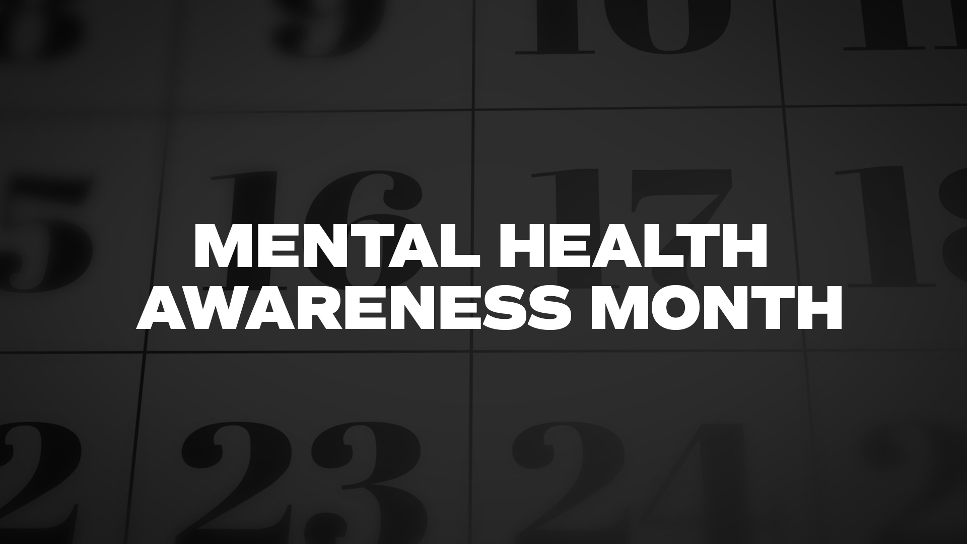 Title image for Mental Health Awareness Month