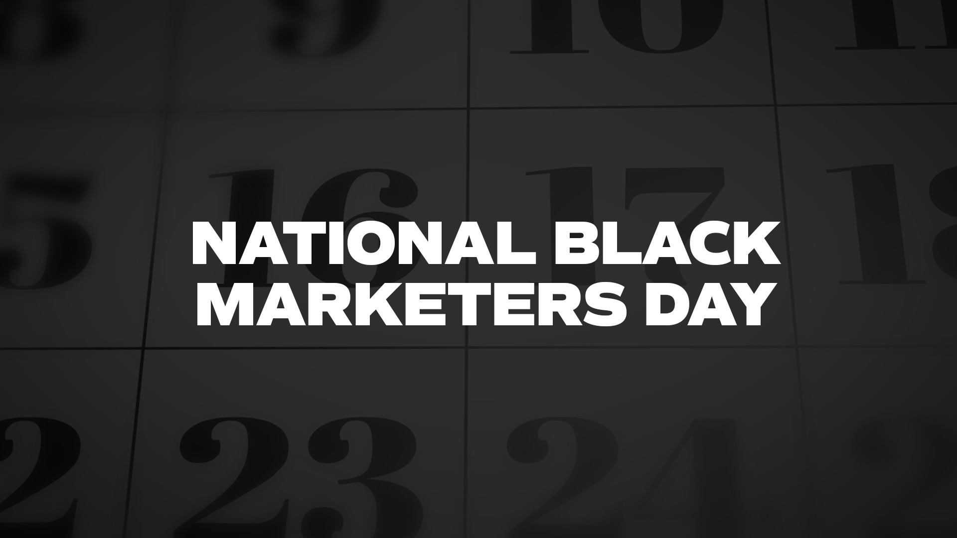 Title image for National Black Marketers Day
