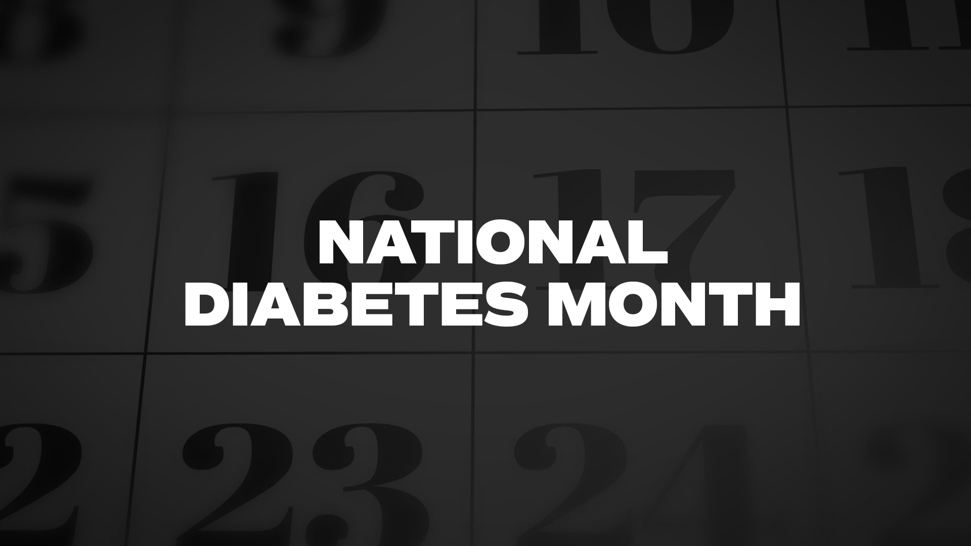 Title image for National Diabetes Month