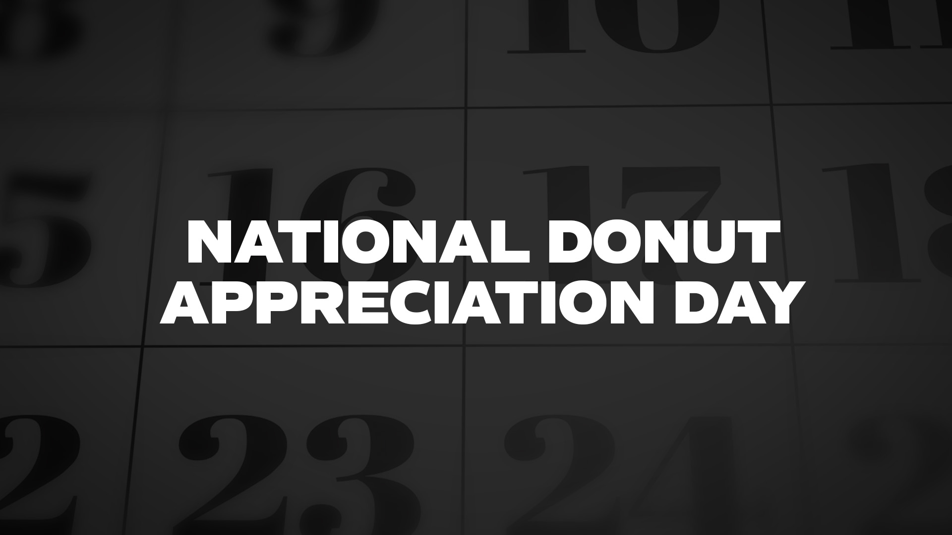 Title image for National Donut Appreciation Day