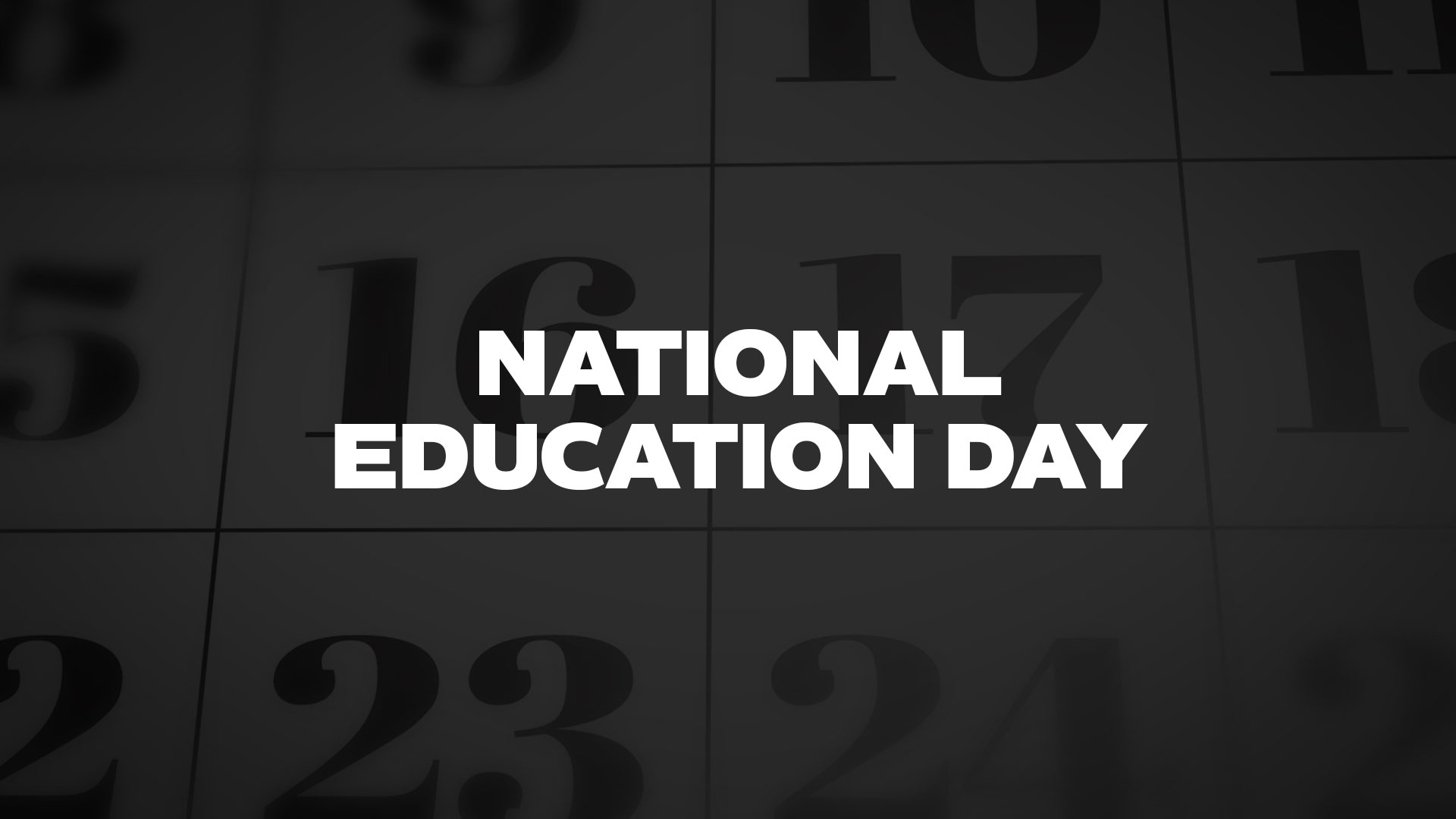 Title image for National Education Day