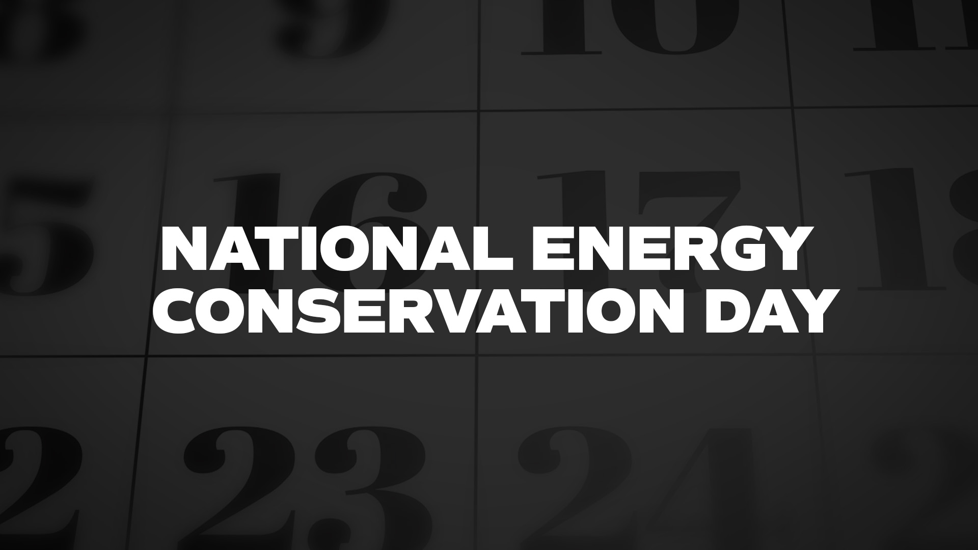 Title image for National Energy Conservation Day