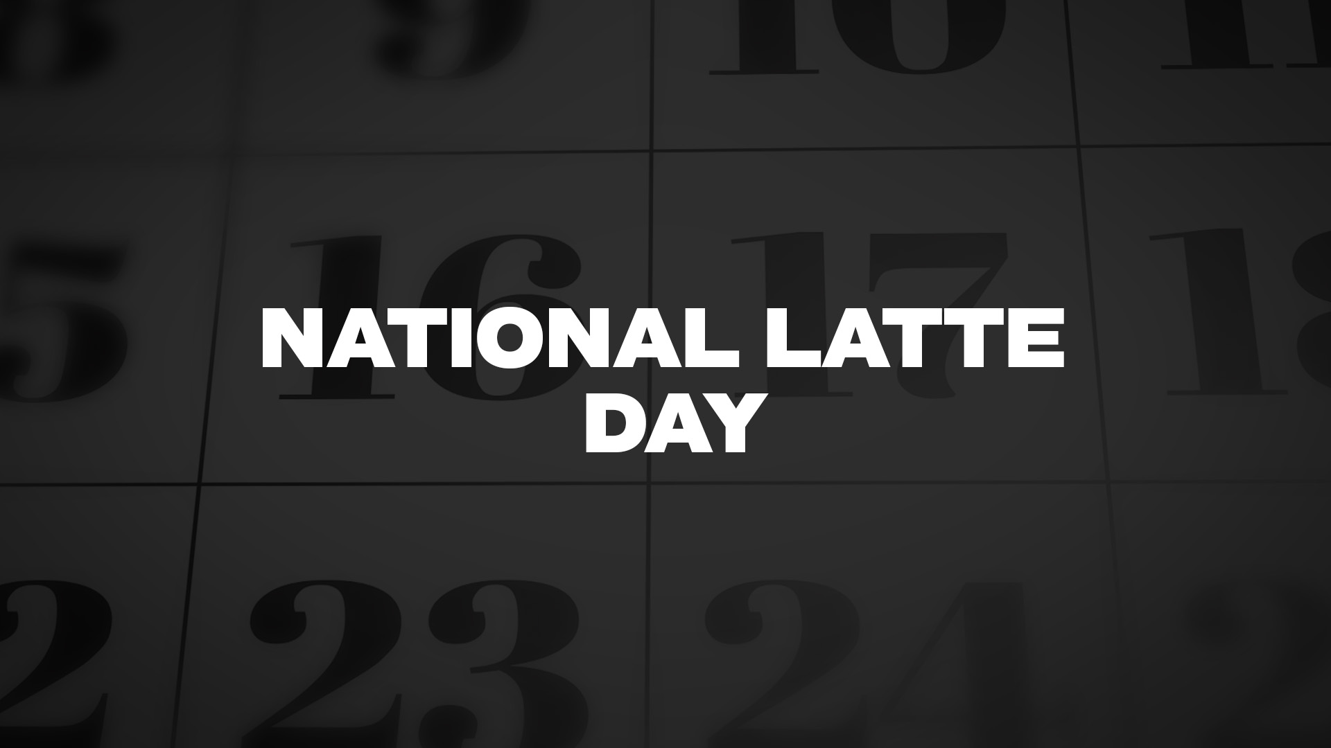 Title image for National Latte Day